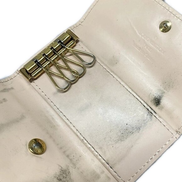 Auth LOUIS VUITTON Multicles 4 M91324 Marshmallow Monogram Vernis - Picture 5 of 14